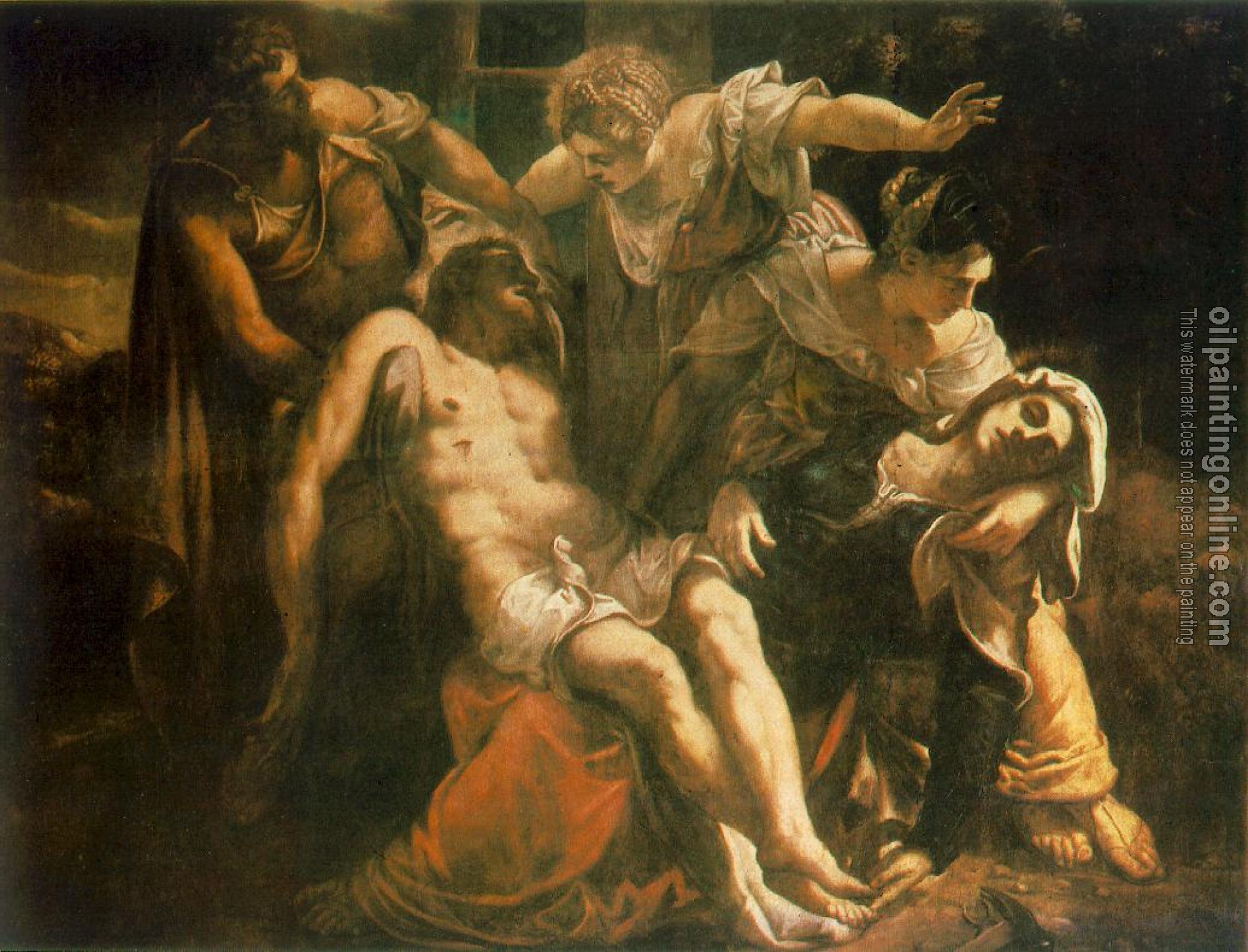 Jacopo Robusti Tintoretto - Descent from the Cross